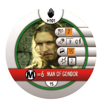 Heroclix The Two Towers H101 Man of Gondor