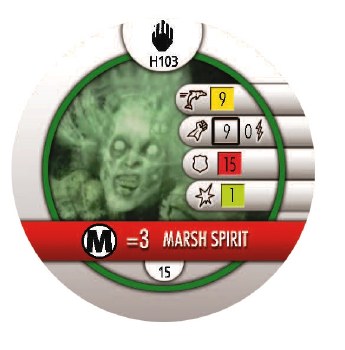 Heroclix The Two Towers H103 Marsh Spirit