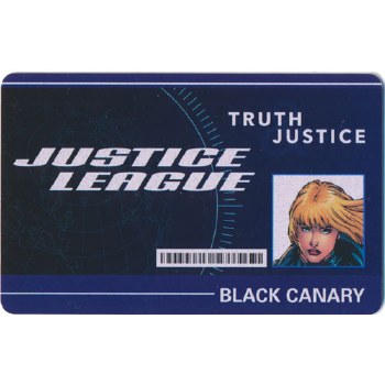 Heroclix World's Finest ID WFID-007 Black Canary ID Card