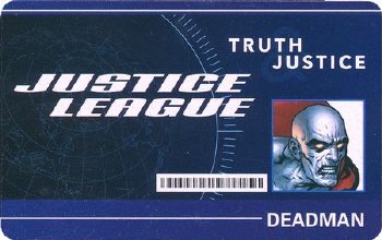 Heroclix World's Finest ID WFID-016 Deadman ID Card