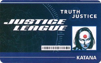 Heroclix World's Finest ID WFID-019 Katana ID Card