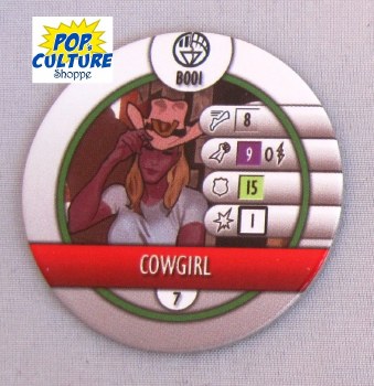 Heroclix War of Light B001 Cowgirl Bystander Token