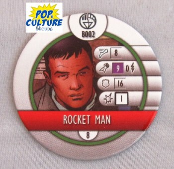 Heroclix War of Light B002 Rocket Man Bystander Token