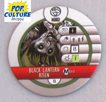 Heroclix War of Light H002 Black Lantern Risen Horde Token