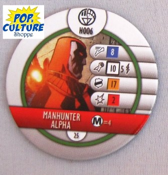 Heroclix War of Light H006 Manhunter Alpha Horde Token