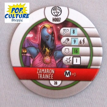 Heroclix War of Light H007 Zamaron Trainee Horde Token
