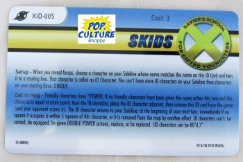 Heroclix X-Men Xavier's School ID-05 Skids
