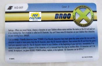 Heroclix X-Men Xavier's School ID-07 Broo