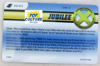 Heroclix X-Men Xavier's School ID-12 Jubilee