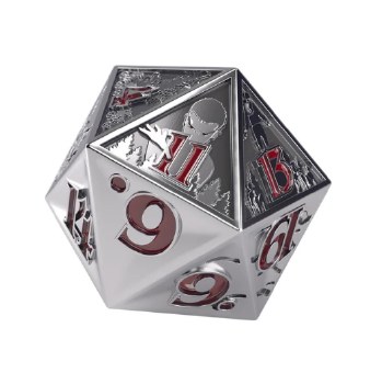 Hellfire Club Metal D20 Die