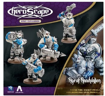 Hero Scape Rising Tide Knight Primus Adelbern And Oroo Boreais Army Expansion