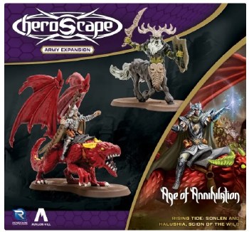 Hero Scape Rising Tide Solen And Halushia, Scion Of The Wild Army Expansion
