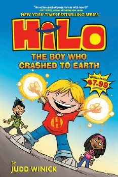 Hilo: The Boy Who Crashed to Earth, Book 1