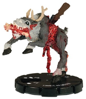 Horrorclix Nightmares 027 Zombie Reindeer