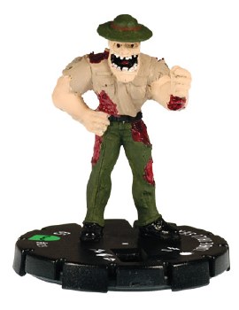 Horrorclix Nightmares 029 Zombie Drill Sargeant