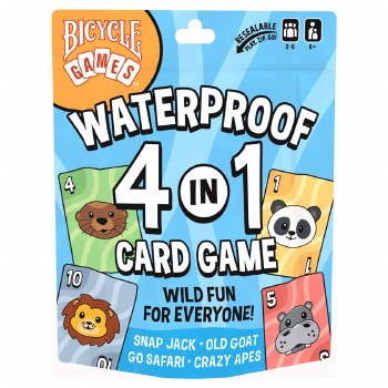 Waterproof 4 in 1 Card Game