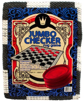 Checkers: Jumbo Rug Checkers