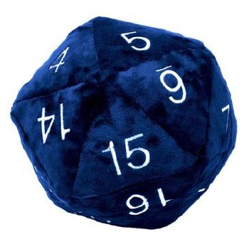 Jumbo Plush D-20 - Blue