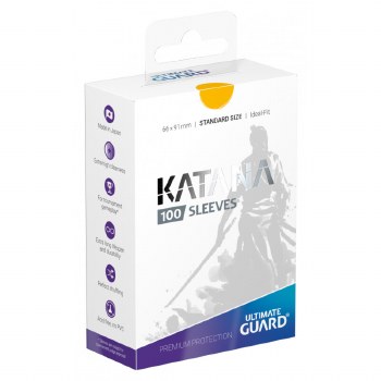 Katana Standard Sleeves: 100 Yellow