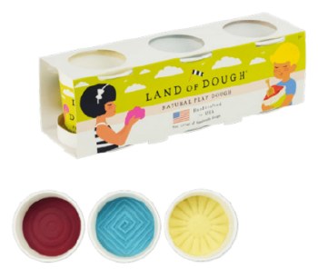 Land of Dough: 3-Count Primary Colors