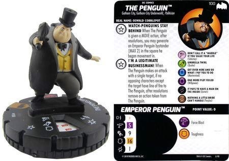 Heroclix Batman: The Animated Series 100 Penguin - Pop's Culture Shoppe