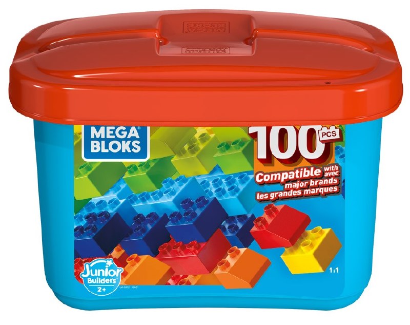 mega bloks 100 piece tub