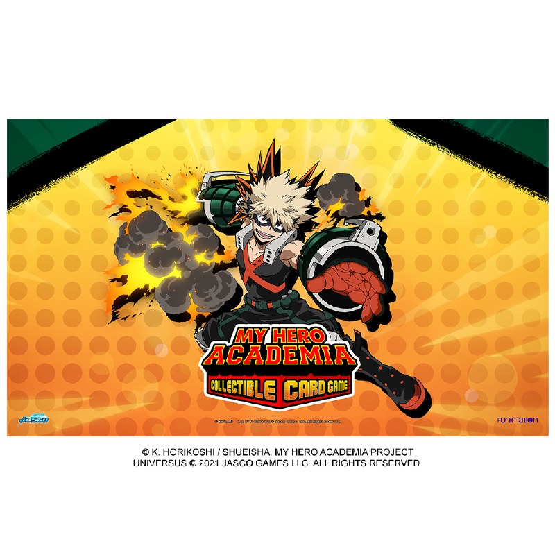My Hero Academia Playmat Katsuki Bakugo Pop's Culture Shoppe