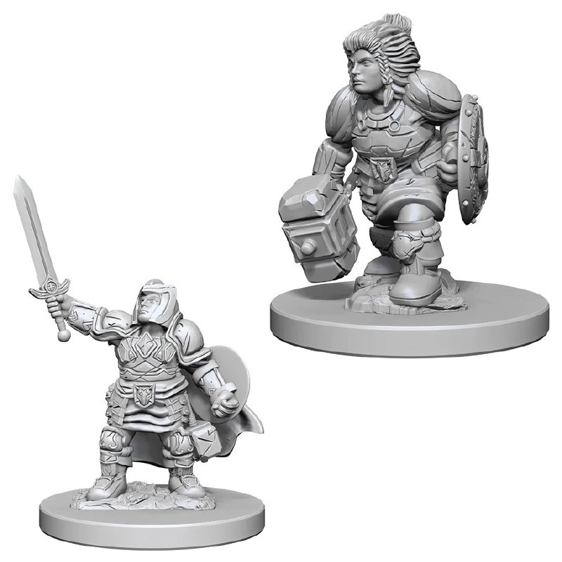 Dungeons & Dragons Nolzur's Marvelous Miniatures: Dwarf Female Paladin ...