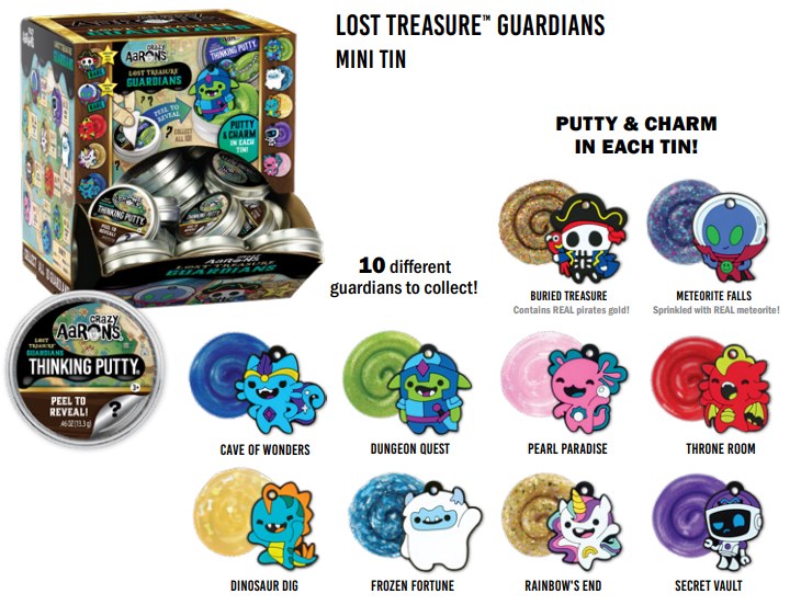 Thinking Putty Mini Tin Lost Treasure Guardians Pop s Culture Shoppe