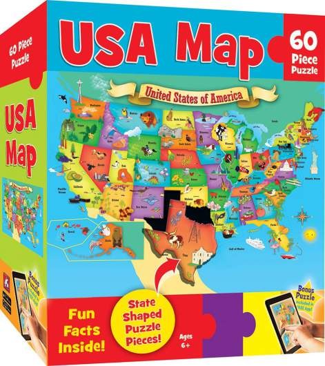 USA Map Puzzle - Pop's Culture Shoppe