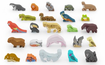 Life of the Amazonia: Meeple Set