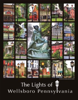 The Historic Lights of Wellsboro Poster