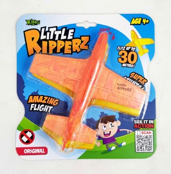 Little Ripperz Foam Plane - Orange