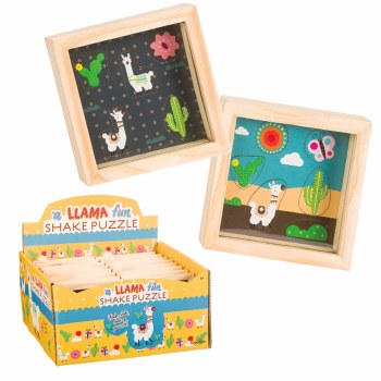 Llama Wood Shake Puzzle