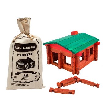 Log Building Set: Cabin Bag