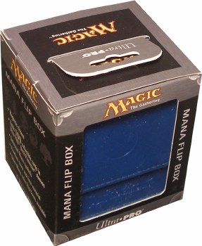 Magic the Gathering Ultra Pro Blue Mana Flip Box