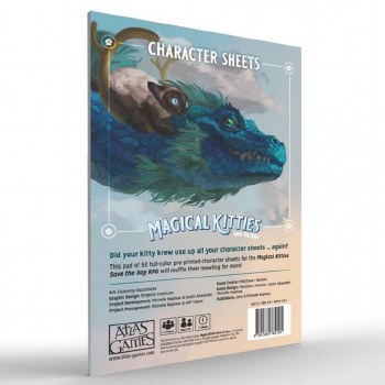 Magical Kitties Character Sheets