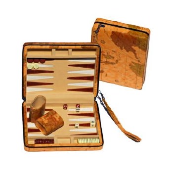 Backgammon: Magnetic Travel - Tan Map