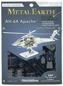 Metal Earth AH-64 Apache
