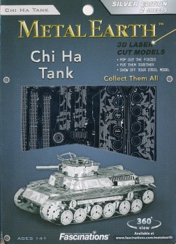 Metal Earth Chi Ha Tank