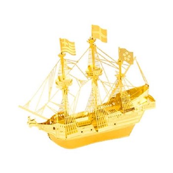 Metal Earth Golden Golden Hind