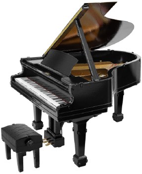 Metal Earth Grand Piano - Black