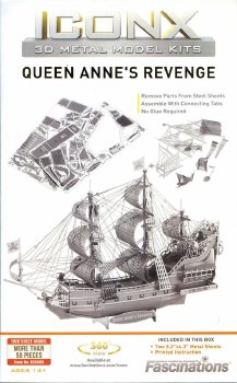 Metal Earth ICONX Queen Anne's Revenge