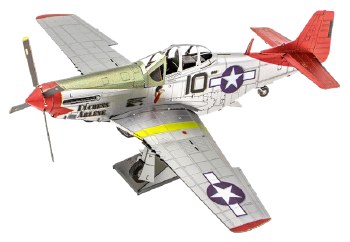 Metal Earth ICONX Tuskegee Airmen P-51D Mustang
