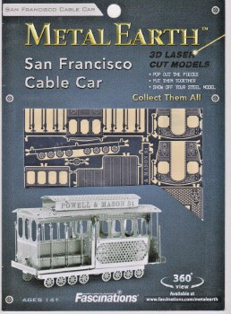 Metal Earth San Francisco Cable Car