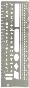 Metal Stencil Bookmark