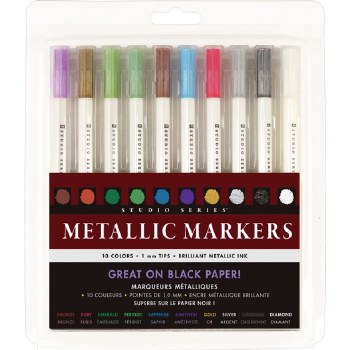 Studio Series Metallic Markers - 1mm Tips