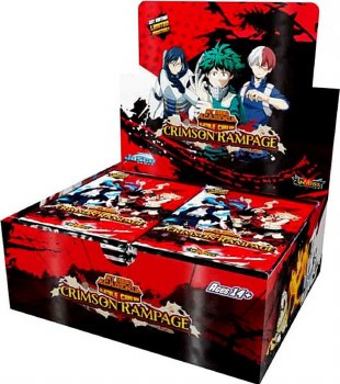 My Hero Academia Collectible Card Game: Crimson Rampage 1st Edition Booster Box