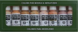 Vallejo Model Color Set: Face &amp; Skintones