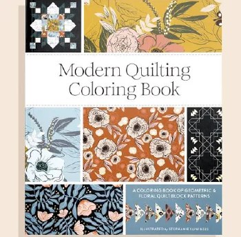 Modern Quilting Coloring Book